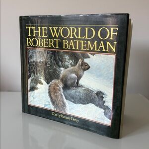 Signed Robert Bateman Wildlife Paintings Coffee Table Book Canadian